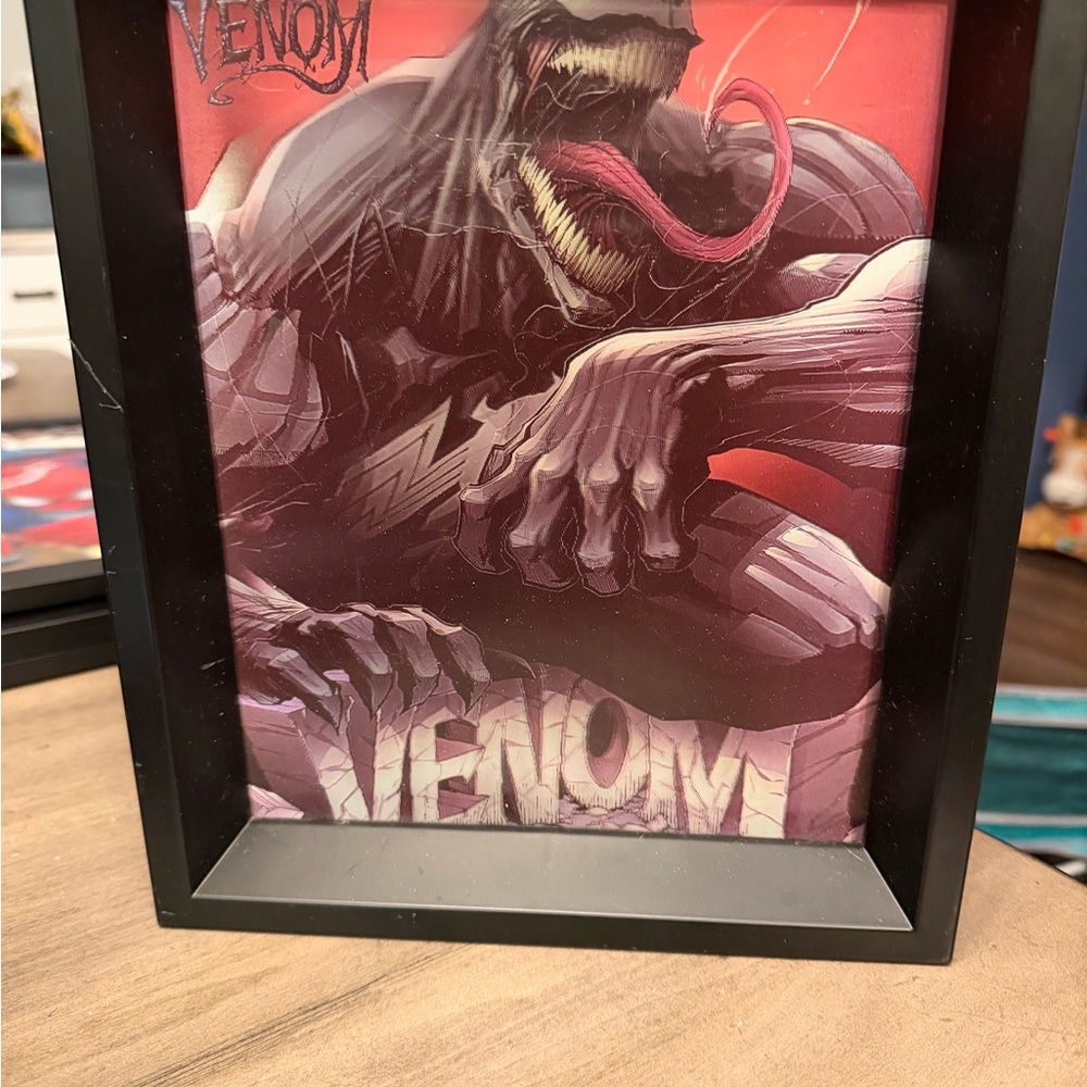 Venom Art Print in Black Frame